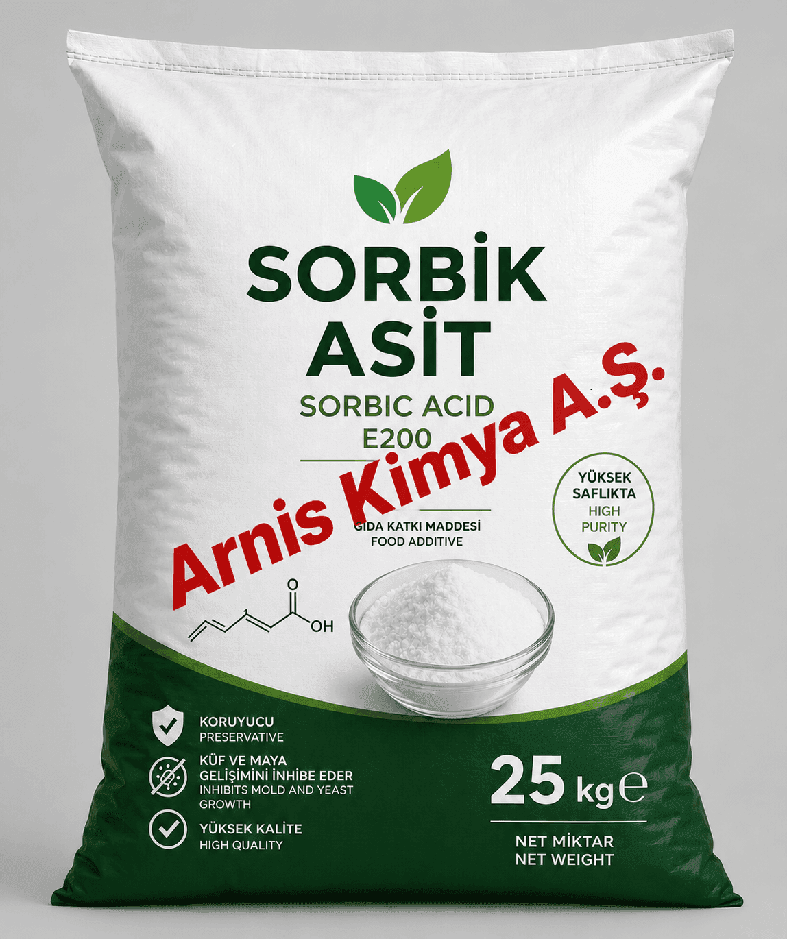 Sorbik Asit - Kimyasal ürün
